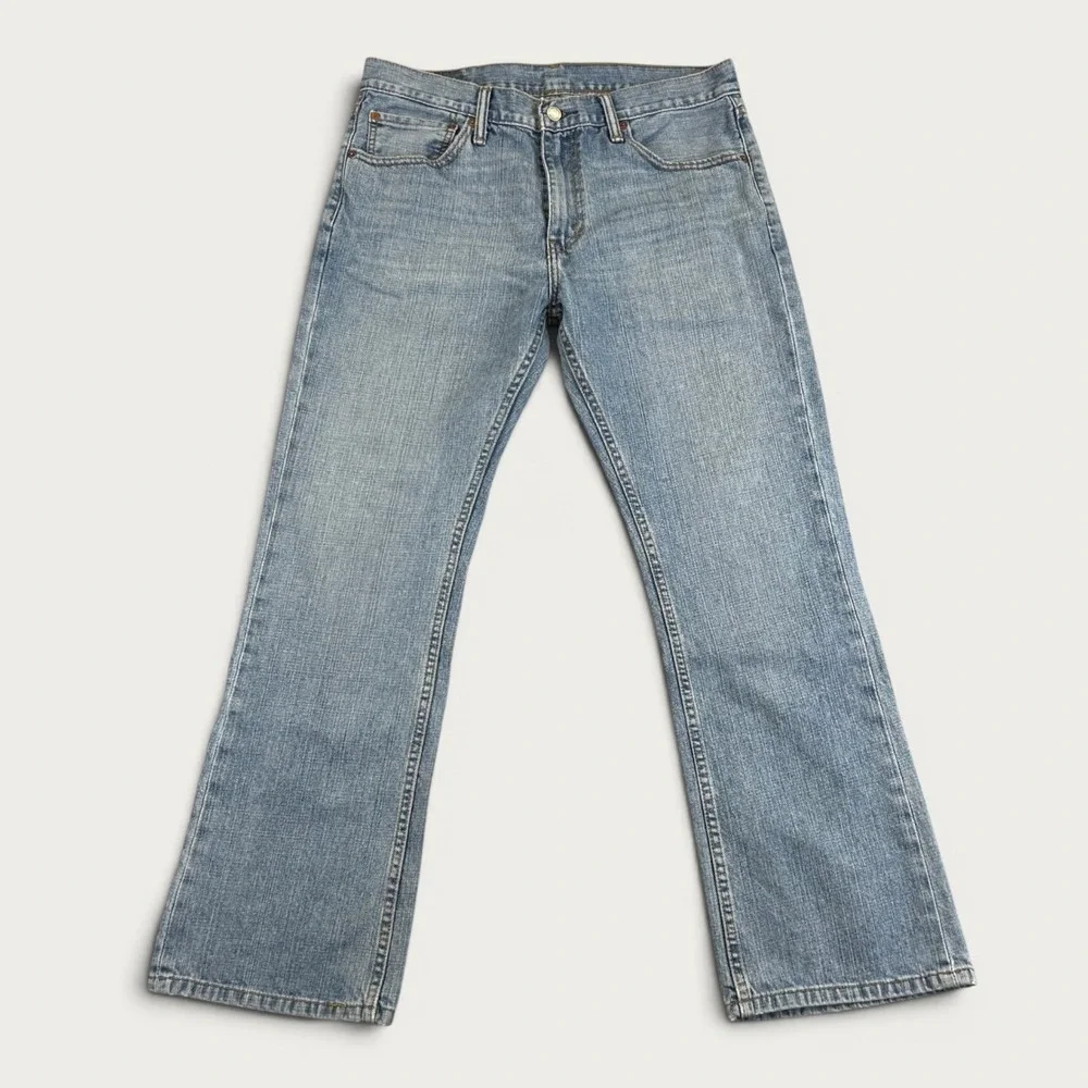 Levi's 527 Jeans Men 34x30 Blue Light Wash Slim Fit Bootcut